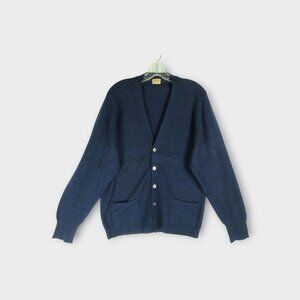 Jaeger All Cashmere Long Cardigan Scotland Size XL